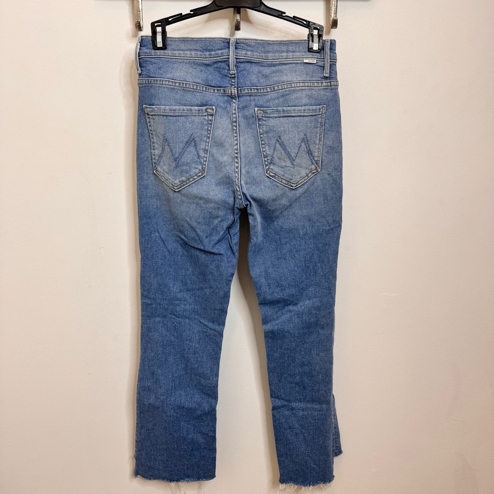 MOTHER Insider Crop Step Fray Jeans Shoot to thrill - Picture 6 of 10